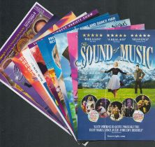 Theatre Leaflets variety of 10 x Collection. Signed signatures such as Pippa Winslow 'The Sound of