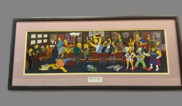 Nancy Cartwright signature The Simpsons `Happy Hour` is a special Limited Edition featuring newly
