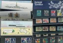 Presentation Packs Mint GB Stamp Collection Includes approx 45 Packs Charles Darwin, Youth