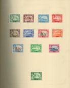 Worldwide Mint Stamps in an Album, countries Include Aden, Antigua, Ascension, Bahamas, Barbados,