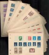 Worldwide Stamps on approx 100 Loose Leafs countries Include Turkey, Netherlands, Norway,
