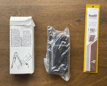 Mini Guillotine and Pack of 25 hawid Mounting Strips, both are in their original packaging the