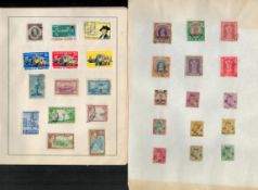 Album Pages with Mint & used Worlwide Stamps Countries Include Somaliland, Rhodesia, Grenada, St