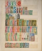 Worldwide used Stamps in Two Medium Sized Stamp Stockbooks Countries Include Algeria, Congo, Indo