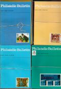 Philatelic Bulletin Collection approx 80 dates between 1969 to 1982 issued monthly by the British