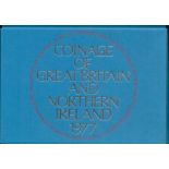 Coinage of Great Britain and Northern Ireland 1977 Proof Set in Display Case and Wallet from The