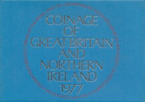 Coinage of Great Britain and Northern Ireland 1977 Proof Set in Display Case and Wallet from The