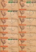 14 FDCs from 1946 Childrens' Health is the Nation's Wealth - Official Souvenir Covers with New