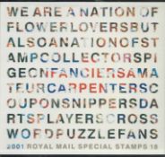 Royal Mail Special Stamps Year Book for 2001, containing all the Special Stamps for the year 2001,