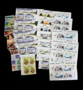 Ireland & Jersey Mint Stamps Assorted Collection which includes Miniature Sheets, Groups of 4 stamps