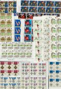 Great Britain Mint Stamps Collection which includes Parts of Stamp Sheets, Miniature Sheets,