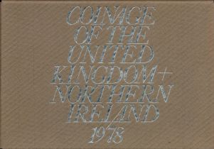 Coinage of Great Britain and Northern Ireland 1978 Proof Set in Display Case and Wallet from The