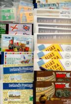 Mint Mixed Stamp Booklets Collection Includes Dublin's Buses, Irish Garden Flowers, Greetings
