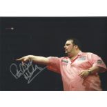 Peter Manly signed 12x8 inch colour photo great image of One Dart in action. Good condition. All