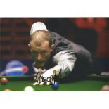 Steve Davis signed 12x8 inch colour photo pictured in action. Good condition. All autographs come