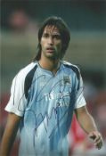Georgios Samaras signed 12x8 inch colour photo pictured while playing for Manchester City. Good