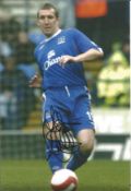 Alan Stubbs signed 12x8 inch colour photo pictured while playing for Everton. Good condition. All