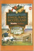 England v Scotland 1981 British Championship Wembley Stadium vintage programme. Good condition.