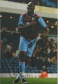 Marlon Harewood signed 12x8 inch colour photo pictured celebrating while playing for Aston Villa.