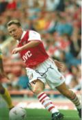 Paul Dickov signed 12x8 inch colour photo pictured while playing for Arsenal. Good condition. All