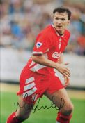 Neil Ruddock signed colour photo Approx. 12x8 Inch. Is an English former professional footballer and