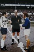 Football. Alan Mullery (Tottenham Hotspurs FC) Signed 12 x 8 inch Colour Glossy Photo. Signed in