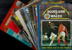Football. Collection of 10 Scotland National Football Matchday Programmes. Includes Norway
