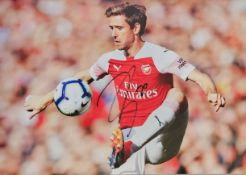 Nacho Monreal signed colour photo Approx. 12x8 Inch. Is a Spanish former professional footballer who