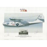 Vickers Catalina 433915 print by Mark Styling, approx. 44 x 29cm. Super image of the Miss Pick Up