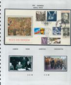 Scarce 1995 WW2 Victory FDC with Stamps and postmarks from London, US Washington, Paris France, US