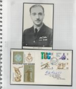WW2 Victora Cross winner William Bill Reid VC signed 1968 Gen Anniversaries FDC plus portrait