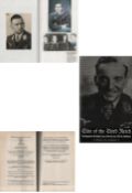 WW2 Luftwaffe aces Gunter Rall Hajo Hermann signed photos inside Hardback book Elite of the Third