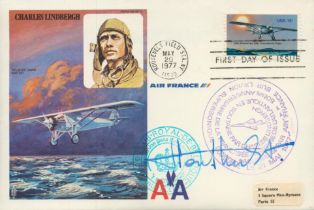 Great War fighter ace Baron Willy Coppens signed Charles Lindburgh Concorde flown RAF Historic