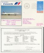Air France Concorde Paris - Derby first flight 1979 cover. Flown on F-BTSC which tragically