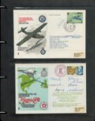 RAF Museum Blue official logoed cover album with over 20 covers from assorted RAF series, some