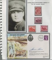 Victoria Cross winner Capt Harold Ervine Andrews VC signed Evacuation from Dunkirk 50th ann WW2