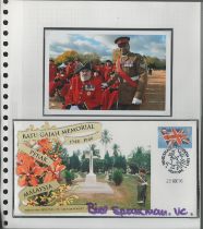 Korean War Victoria Cross winner Bill Speakman VC signed 2005 Military Far East cover. Set on A4