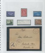 1944 German Feldpost cover with Swastika Eagle postmark and cachet and 17a in purple round stamp.