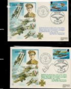 RAF Museum Black official logoed cover album with 33 covers from the Historic Aviators series,