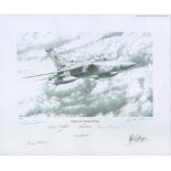 Tornado Interceptor and Tornado Force matched numbered pair of multiple signed Print by Artist