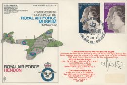 1972 Silver Wedding, Royal Air Force Hendon Official FDC, Celebrating the Royal Silver Wedding BF