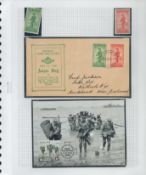 Great War 1936 New Zealand Anzac Day FDC with neat hand written address 1/2ct and 1ct stamps with