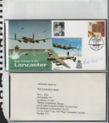 WW2 Victora Cross winner William Bill Reid VC signed 1999 Guy Gibson and the Lancaster RAF VIP flown