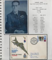 WW2 Victora Cross winner Leonard Cheshire VC signed Raf Colerne Jaguar flown RAF cover. Set on A4