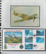 BBMF pilot Mike Chatterton signed RARE RAF Coningsby Scott official Architects of the Air FDC. Set