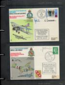 RAF Museum Blue official logoed cover album with over 20 covers from the squadron series, some