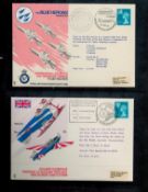 RAF Museum Red official logoed cover album with 16 covers from the Air Display series 1970s era.
