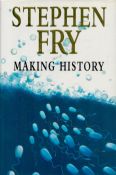 Stephen Fry signed Making History hardback book. Signed on inside title page. Dedicated. Good