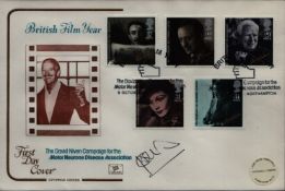 Ian Botham signed British Film Year FDC. Good condition. All autographs come with a Certificate of