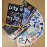 Football collection of 10 game programmes from 1970s, 1980s, 2002 and 1993. Good condition. All